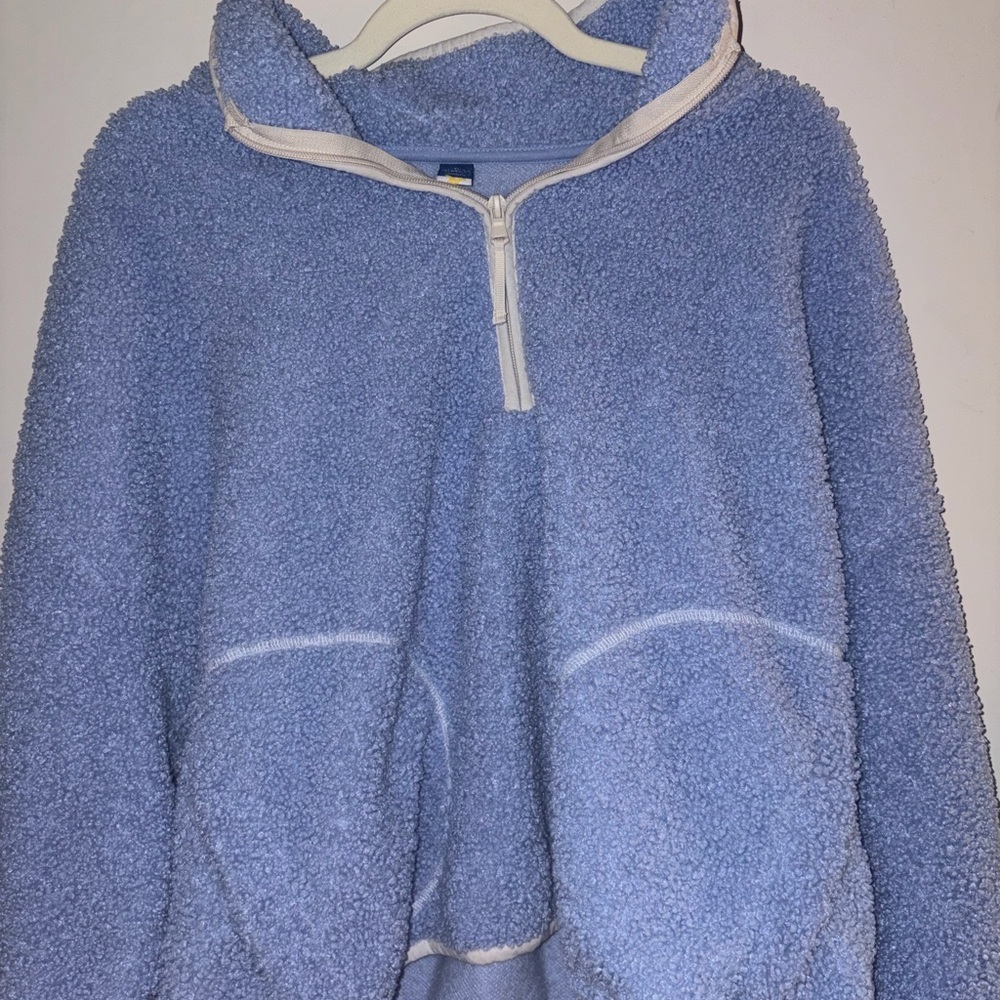 Old Navy Cozy Blue Fleece Pullover